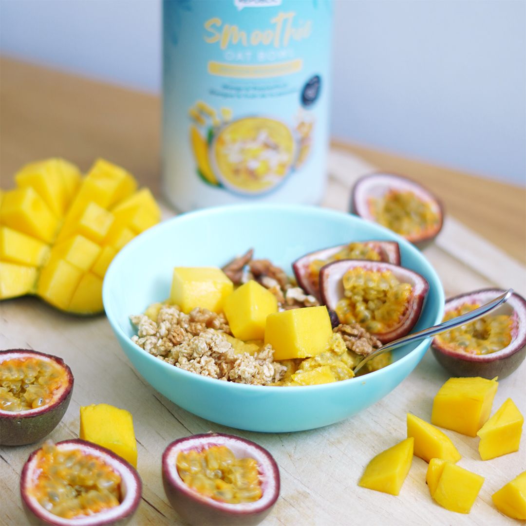 High Protein Bowl - Mango & Passionsfrucht - Frühstück