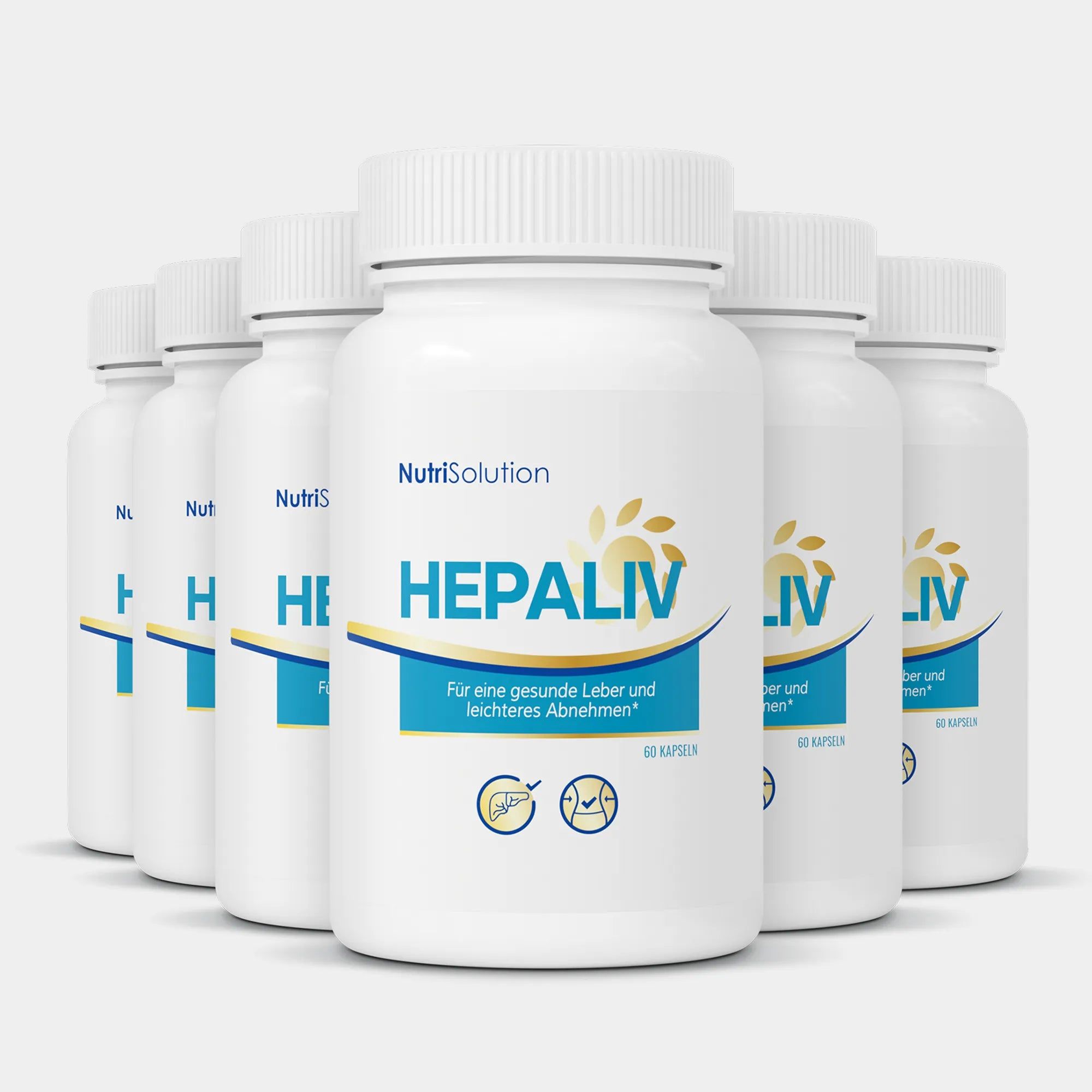 NutriSolution HEPALIV Kapseln für eine gesunde Leber und leichteres Abnehmen.