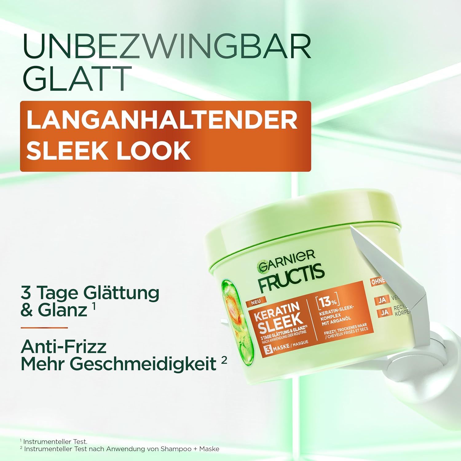 Garnier Fructis Keratin Sleek Maske Haarmaske