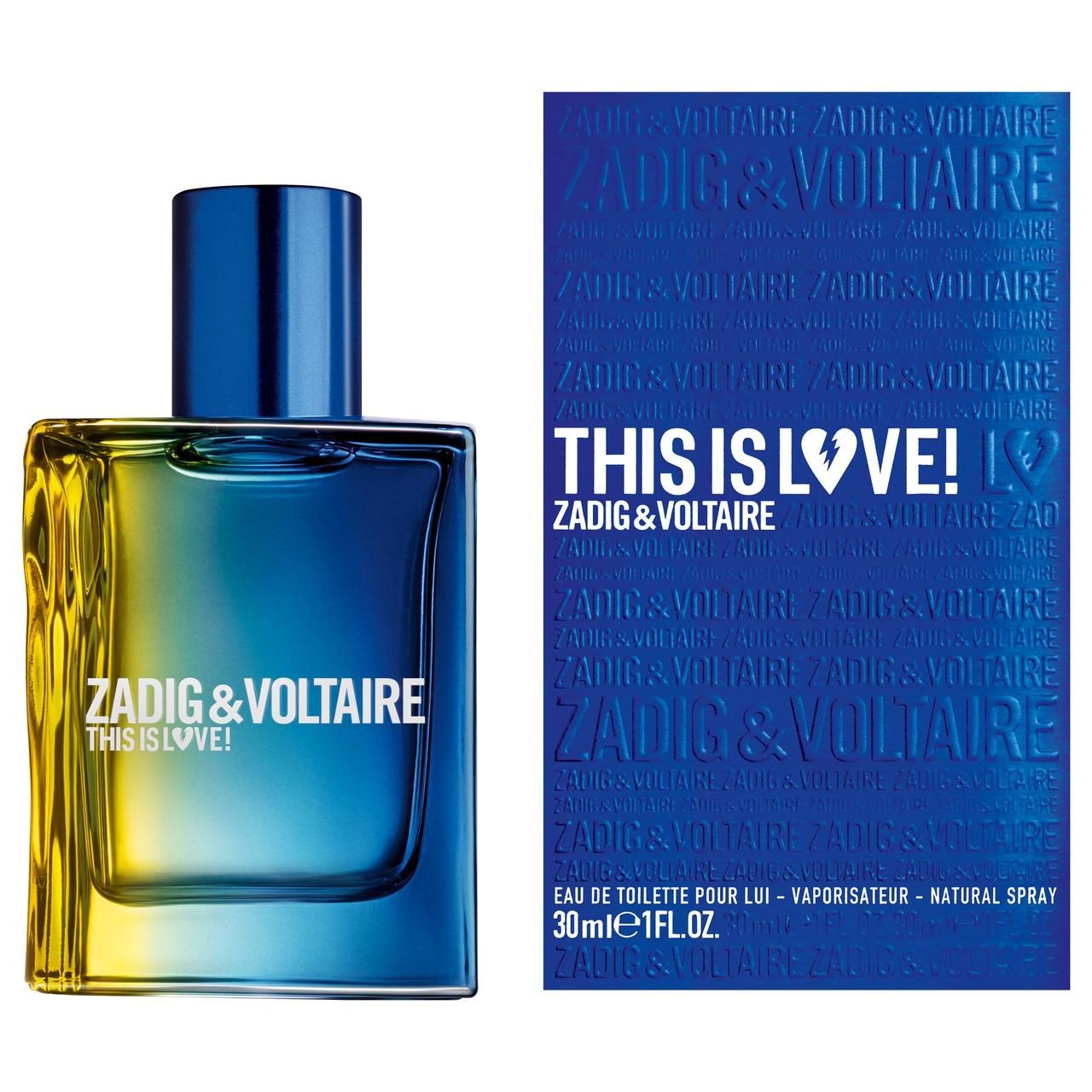 Zadig & Voltaire This Is Love! For Him Edt Spray