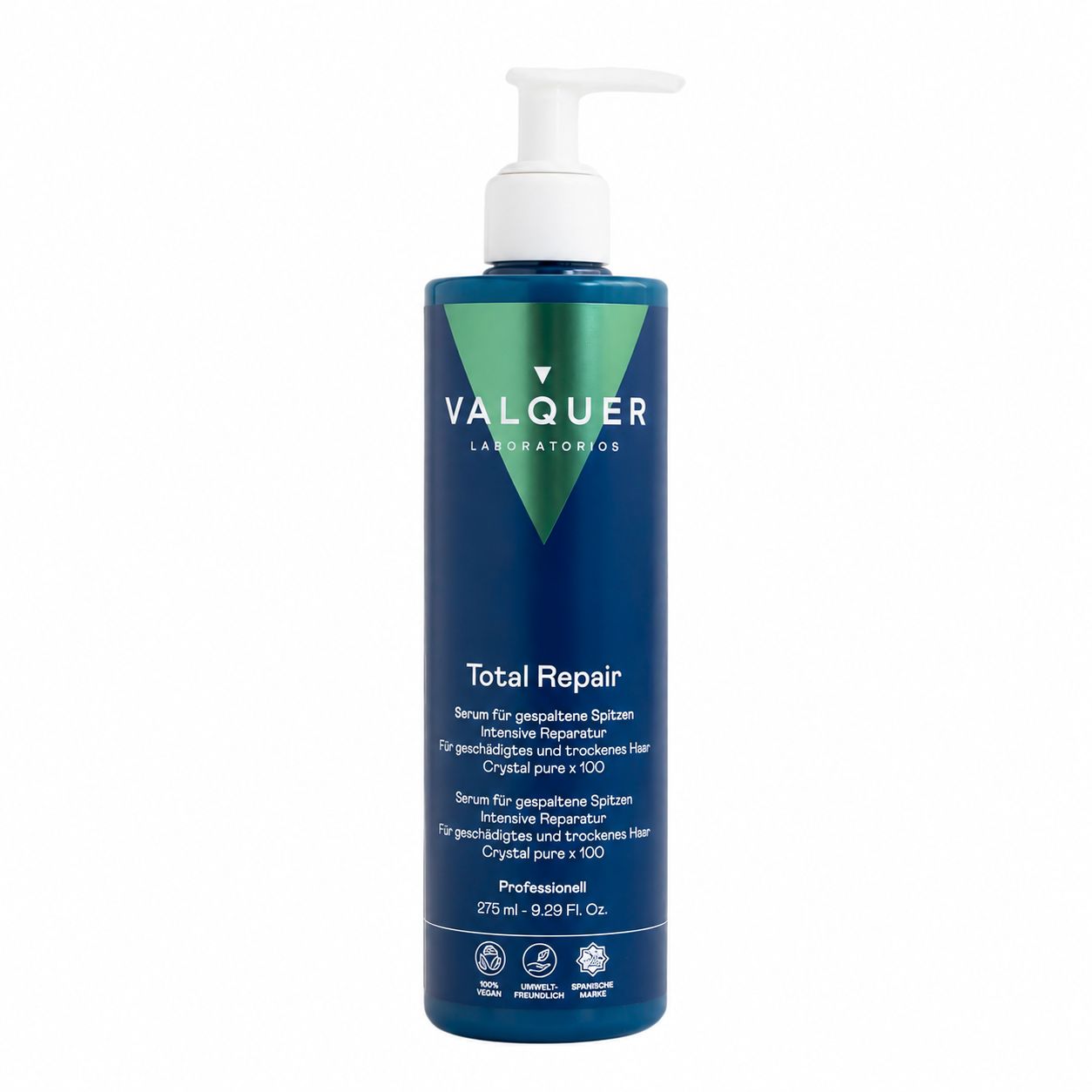 Weiße Flasche 'Phytorelax Coconut Seidenspray-Öl' mit Pumpsprühkopf, 150ml.