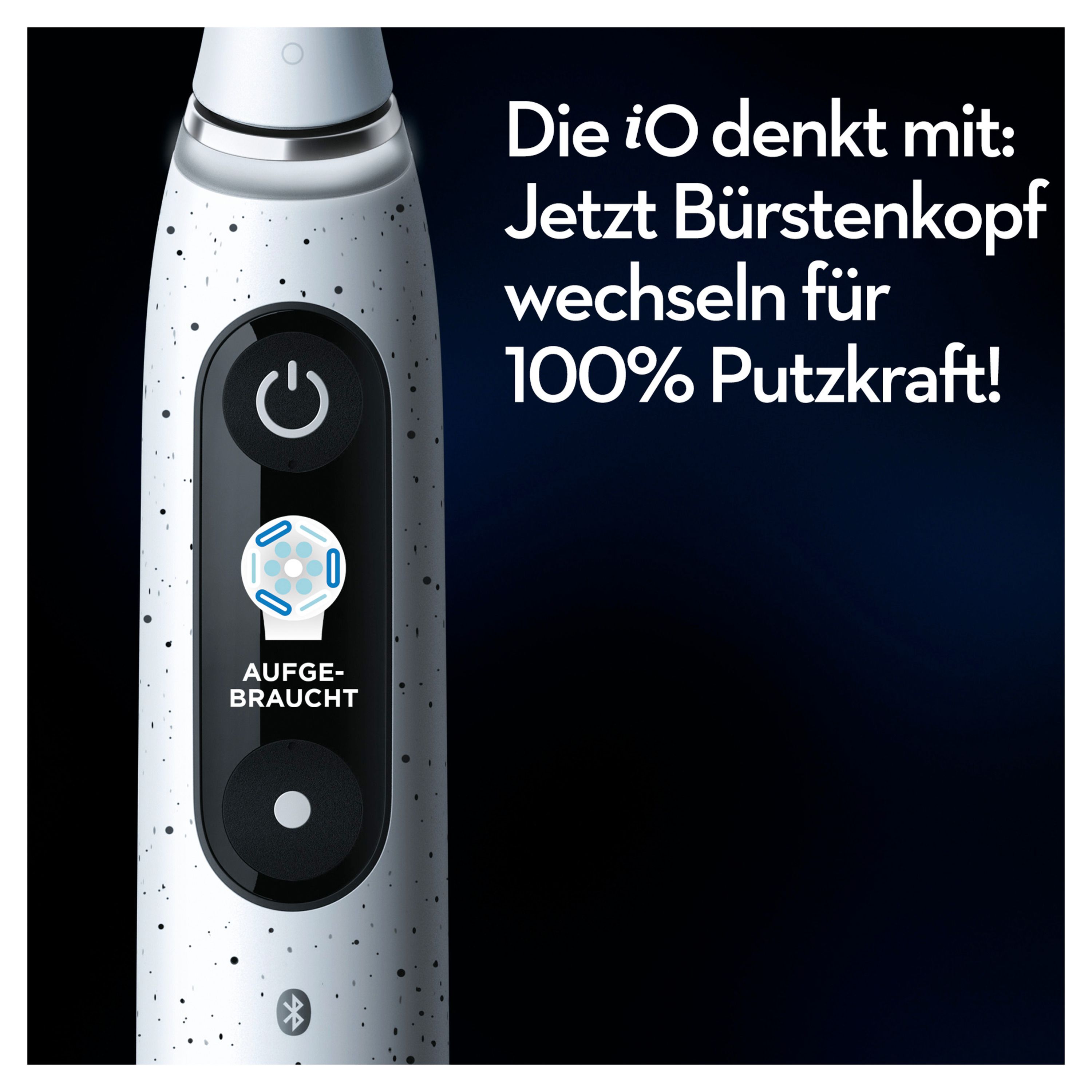 Oral-B - Elektrische Zahnbürste "iO Series 10 + Lade-Reiseetui" in Weiß