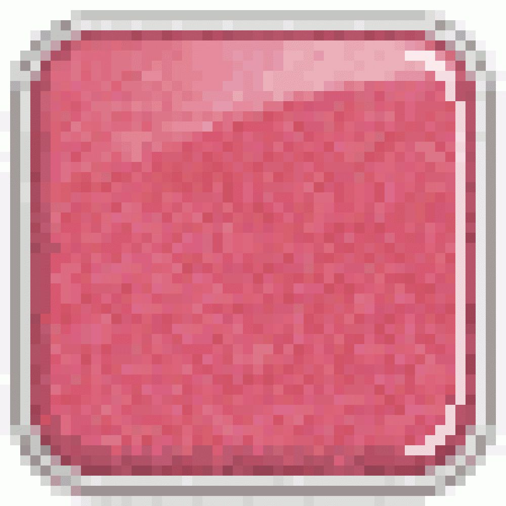 Quadratischer, rosa Lidschatten in einem silbernen Rahmen.