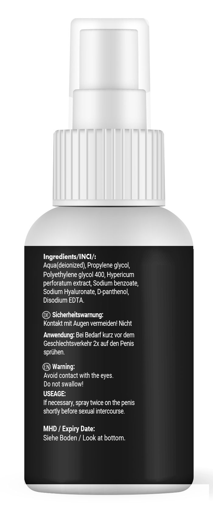 Saint Nutrition® | Mr. D Delay Spray | Verzögerungsspray für den aktiven Mann