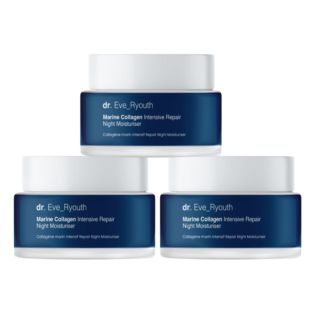 Dr. Eve_Ryouth Marine Collagen Repair Nachtcreme Trio
