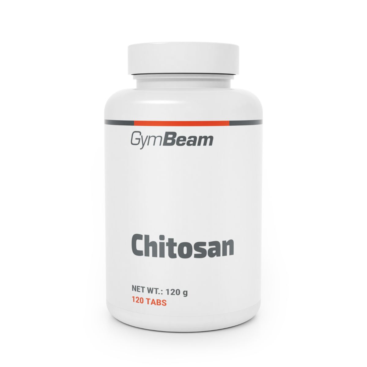 GymBeam Chitosan-Flasche mit 120 Tabletten, 120 g.