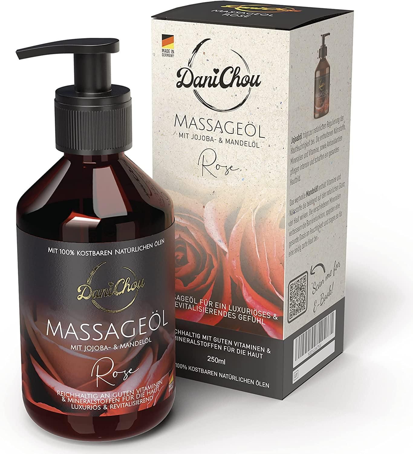 DaniChou Massageöl Rose