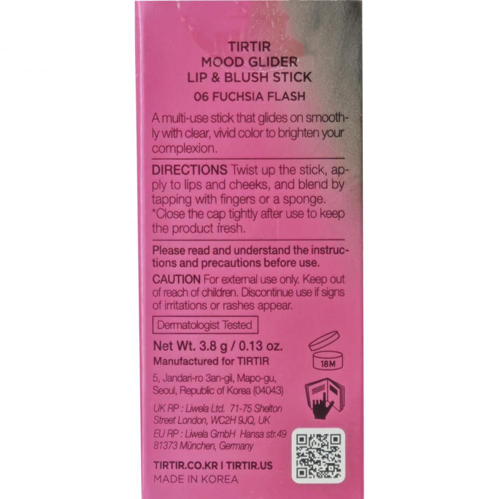 TIRTIR Mood Glider Lippen- und Wangenstift – cremiger Lippen- & Wangenstift