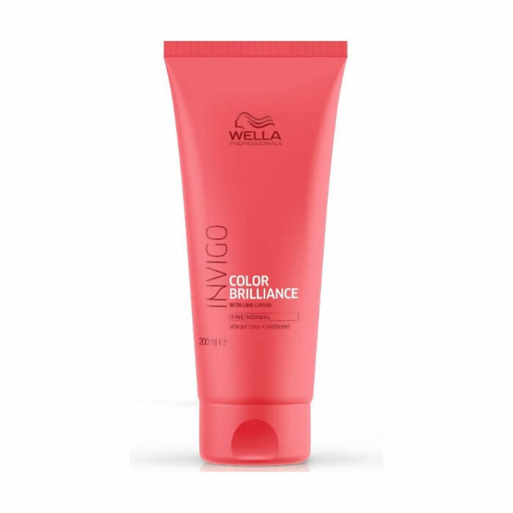 Rosa Tube mit Wella Invigo Color Brilliance. Text: Balsamo per capelli fini. 200 ml.
