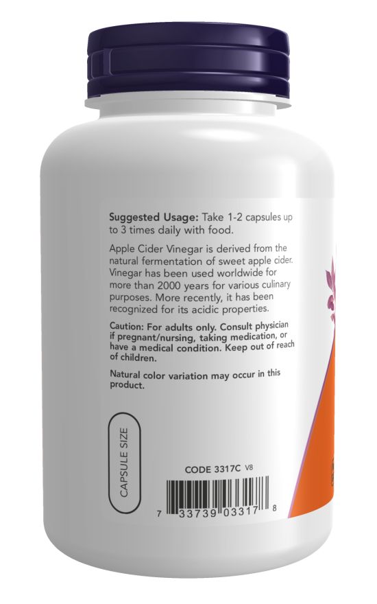 NOW FOODS Apfelessig 450 mg