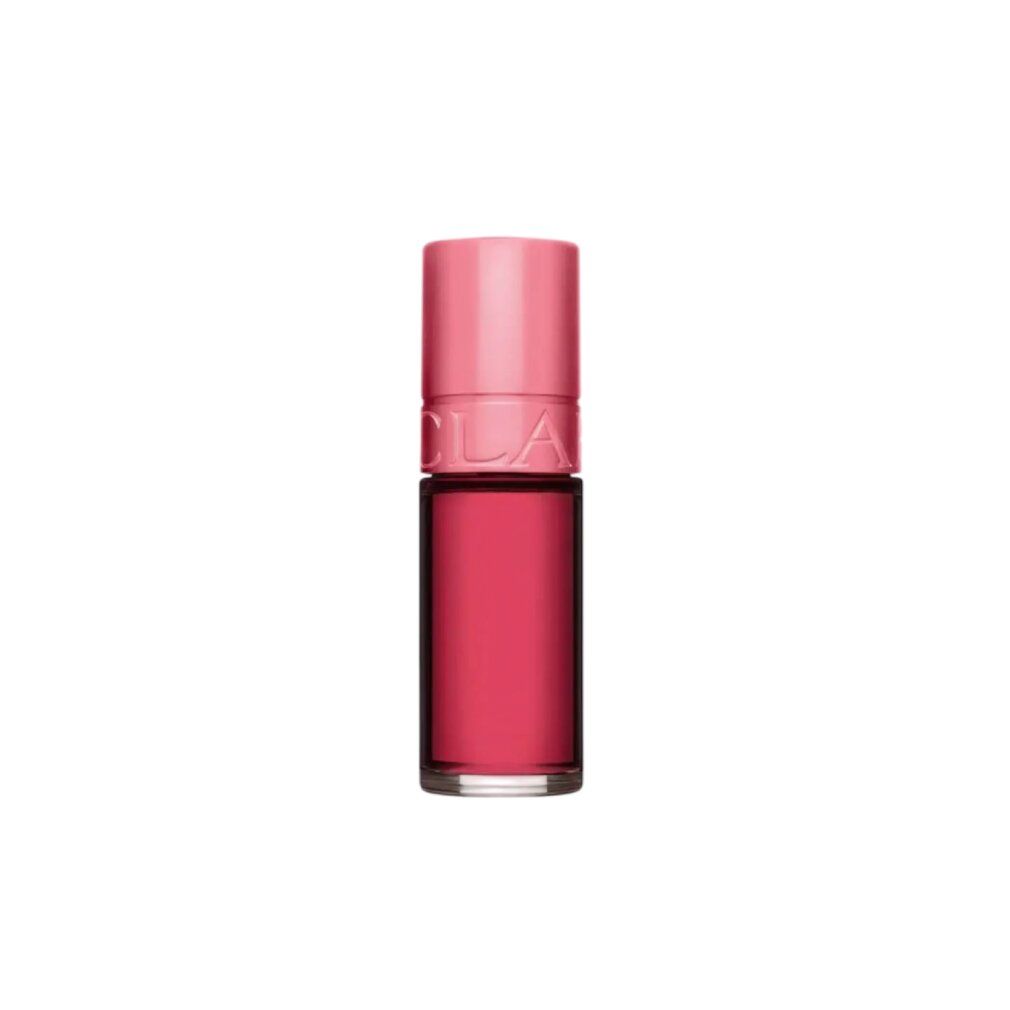 Clarins Water Lip Stain 11: Geschlossener Lippenstift in rosa Verpackung.