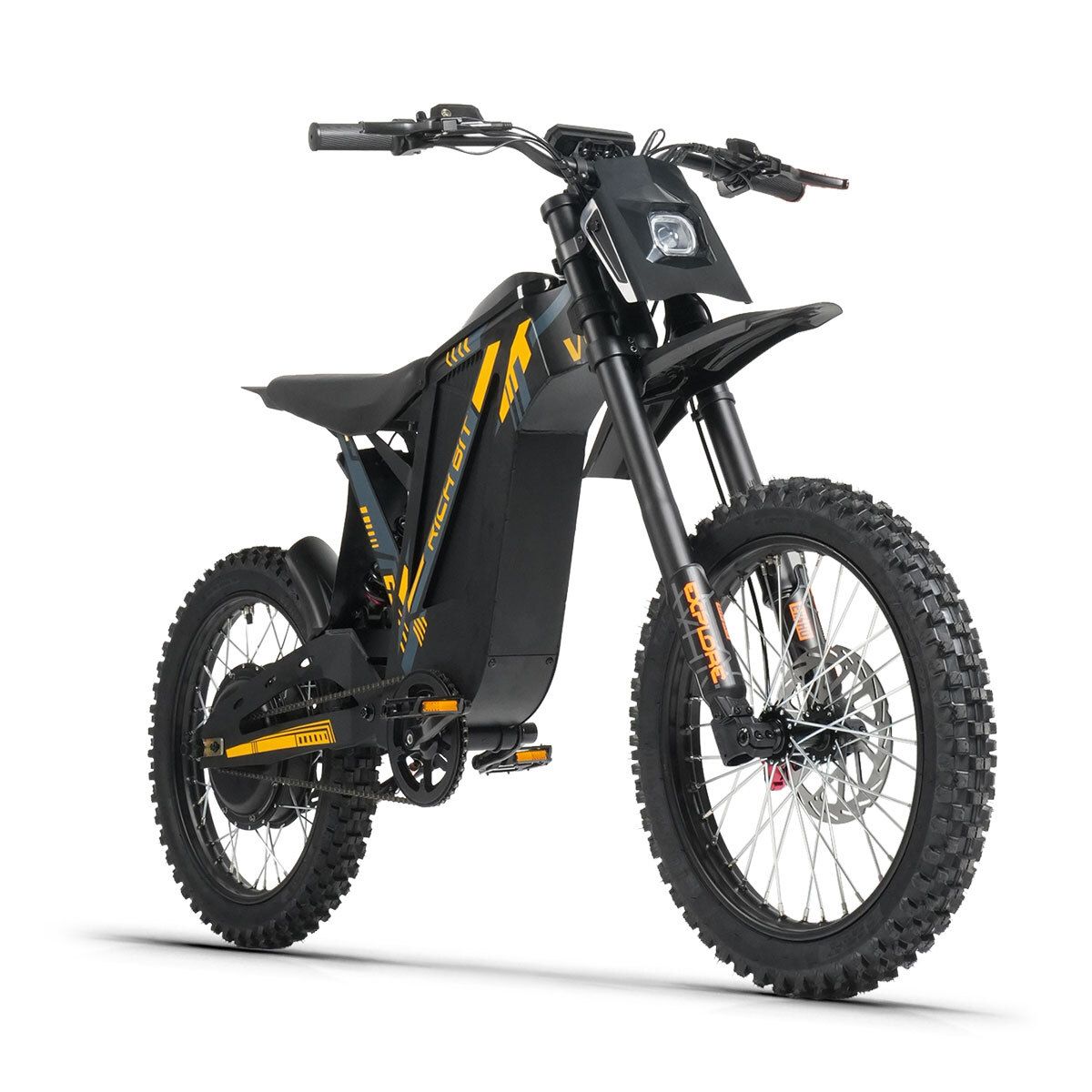 RICH BIT V9 Ultra Elektrisches Dirtbike, 48V 20Ah Akku, Vollfederung, 17"-Offroad-Reifen