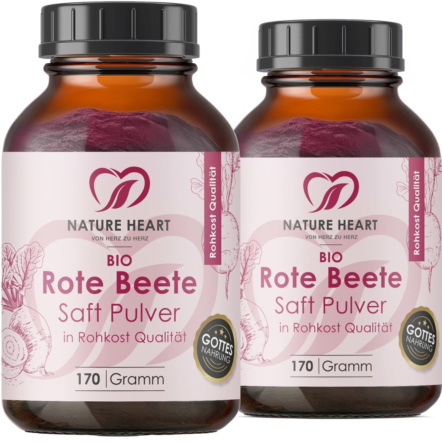 Nature Heart BIO Rote Beete - Saftpulver