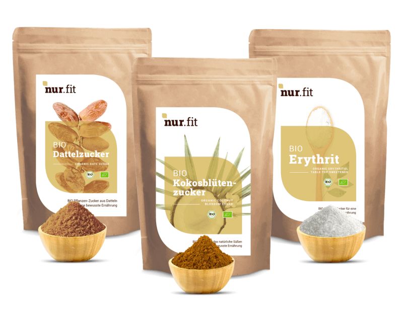 nur.fit Bunte Zucker Set