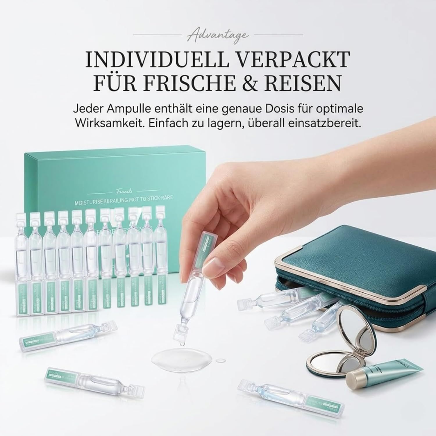 SUMMISHI Hyaluronsäure Serum Ampullen Gesicht