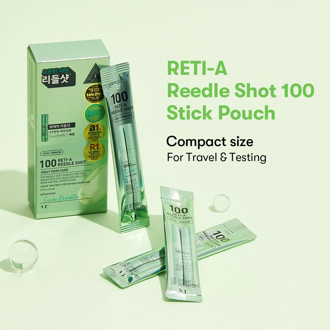 VT Cosmetics 100 Cica Reti-A Reedle Shot