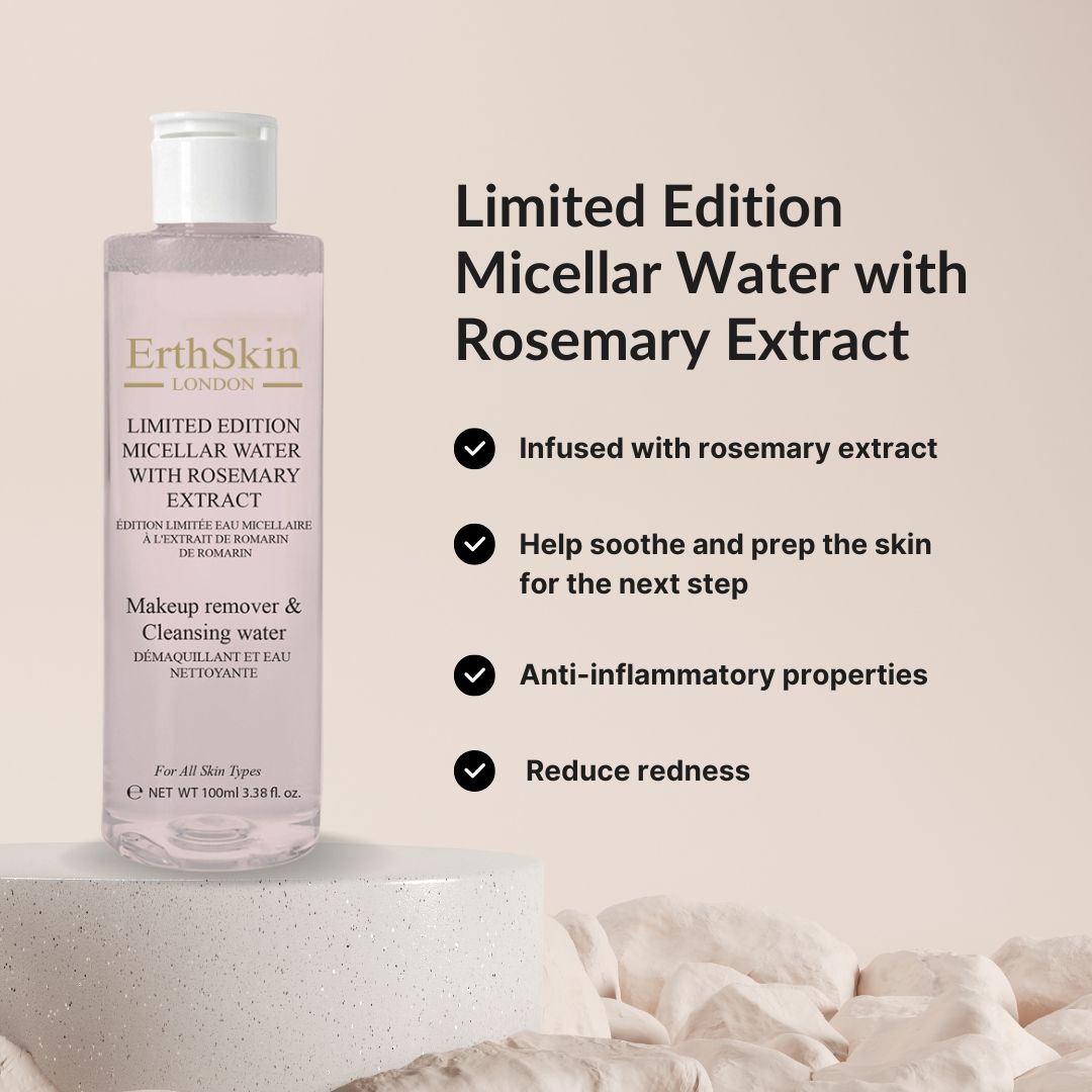 ErthSkin London Mizellenwasser in limitierter Auflage mit Rosmarinextrakt