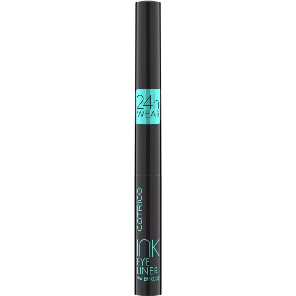 Schwarzer Eyeliner-Stift. Aufschrift: Catrice, Ink Eye Liner Waterproof, 24h Wear.