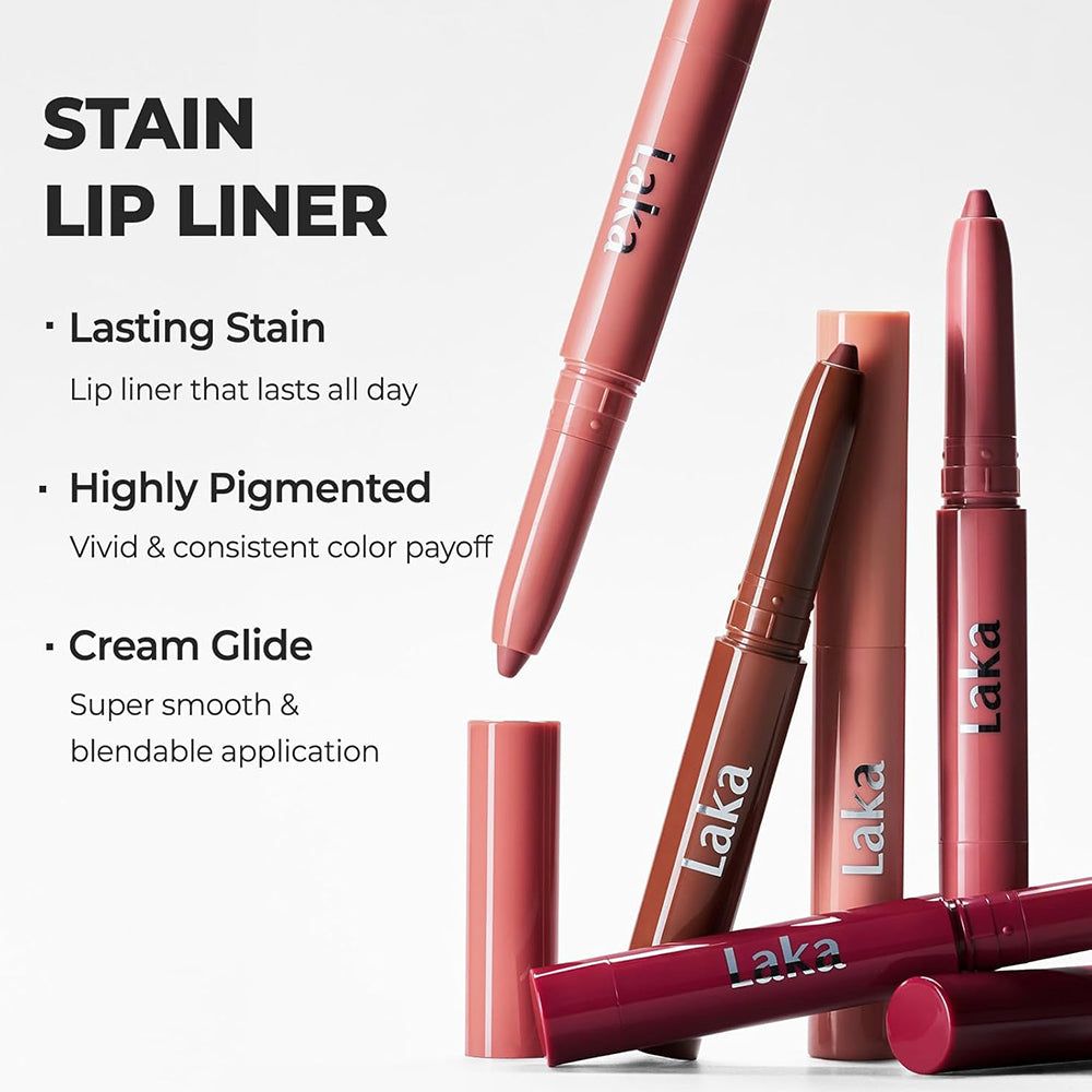 LAKA Stain Lip Liner 08 Burnt Brown