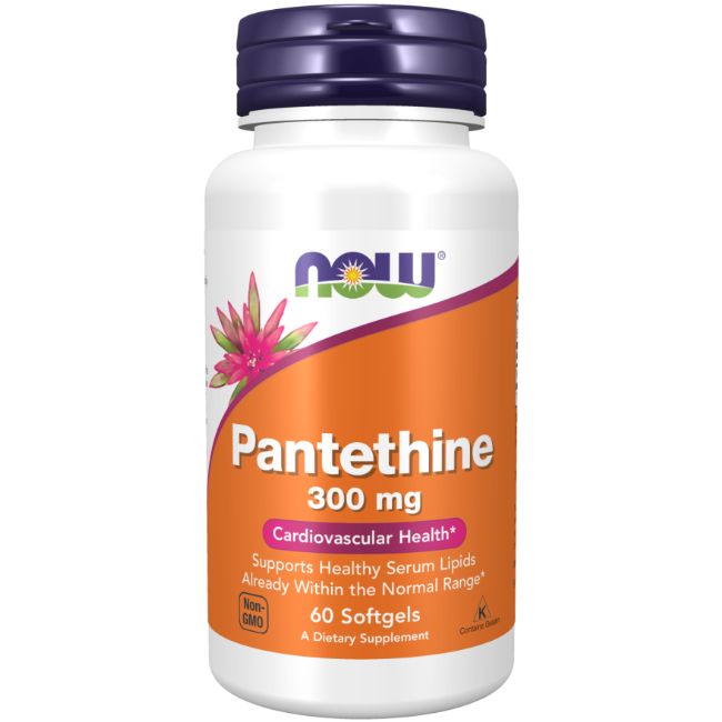 Now Foods Pantethin 300 mg 60 Weichkapseln