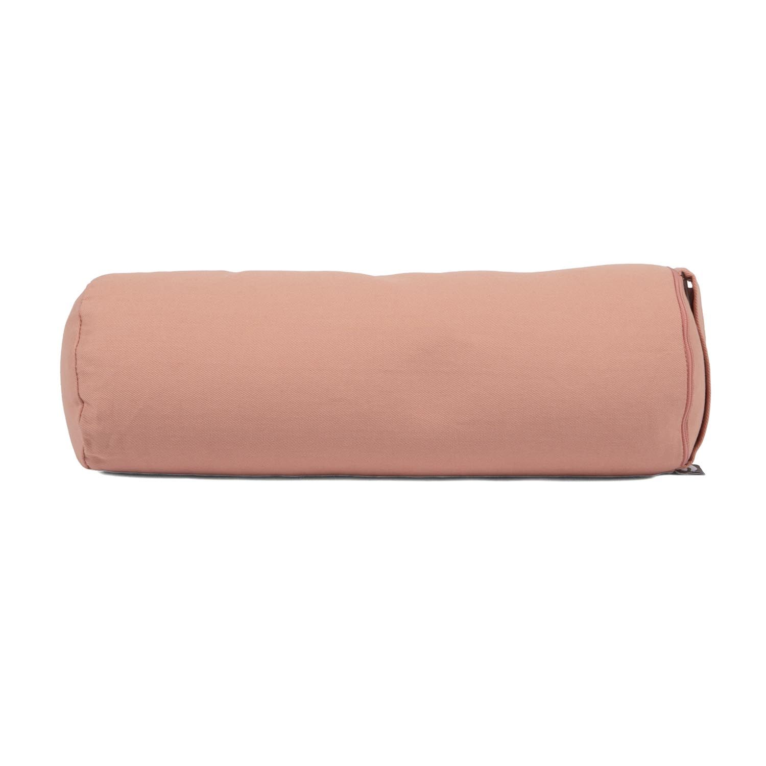 bodhi Yoga MINI BOLSTER ECO (Nackenrolle) Buchweizenschalen rosé