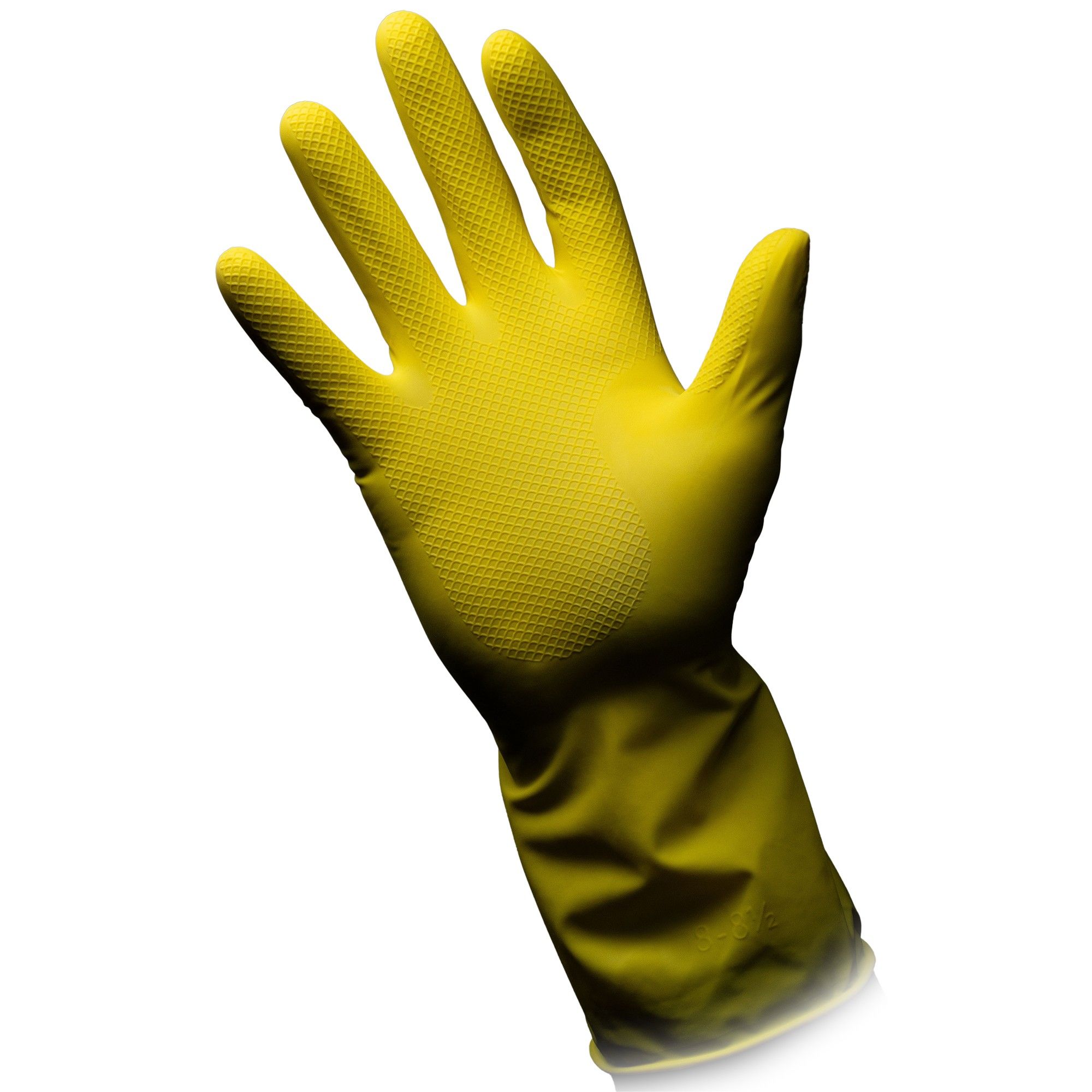 AMPri Clean Comfort Latex Haushaltshandschuhe 1 Paar gelb Gr. XL