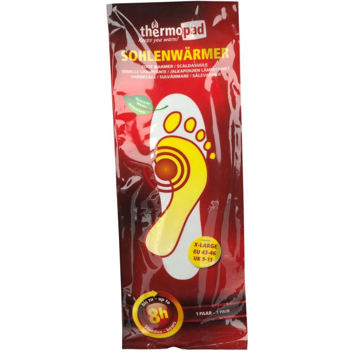 thermopad® Sohlenwärmer Gr. XL EU ab 43