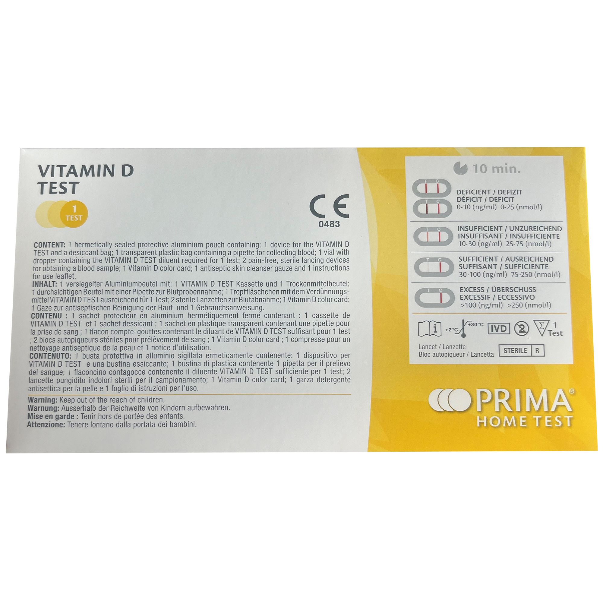 PRIMA | Vitamin D Home Test