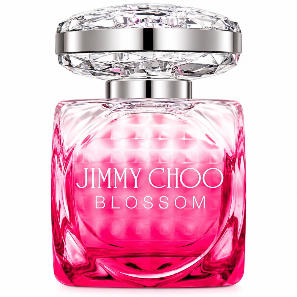 Jimmy Choo Blossom Eau de Parfum 40ml Flakon mit facettiertem Verschluss.