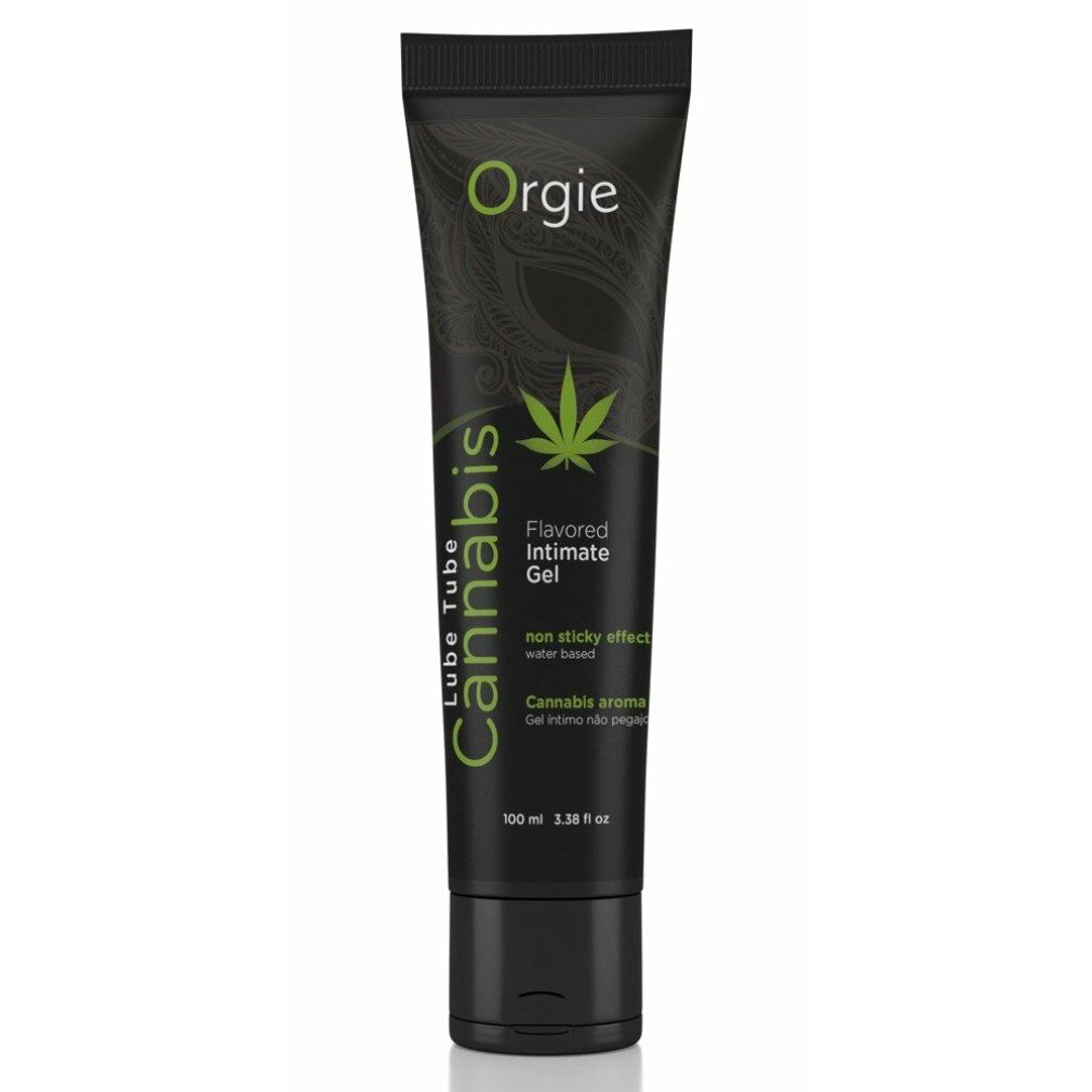 Orgie Intimgel mit Hanfaroma, wasserbasiert, nicht klebrig.