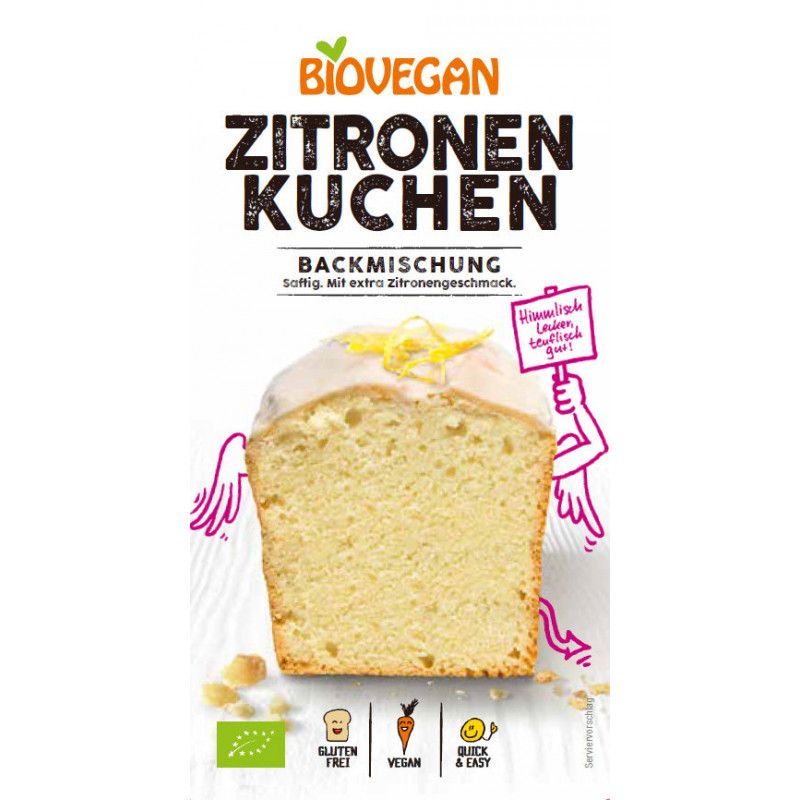 Biovegan - Kuchenbackmischung Zitrone, BIO
