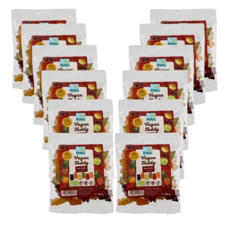 Pural vegane halal Fruchtgummies ohne Gelatine