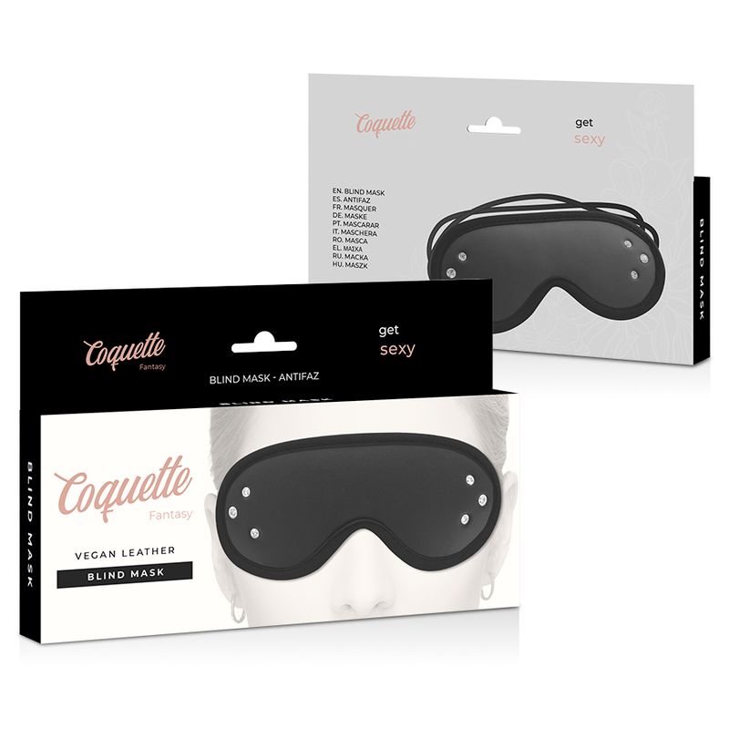 Coquette - Vegane Ledermaske mit Neoprenfutter