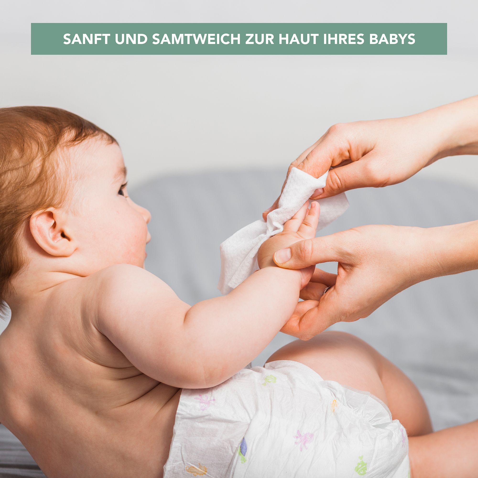 Kikido Baby Feuchttücher Talkum mit Aloe Vera