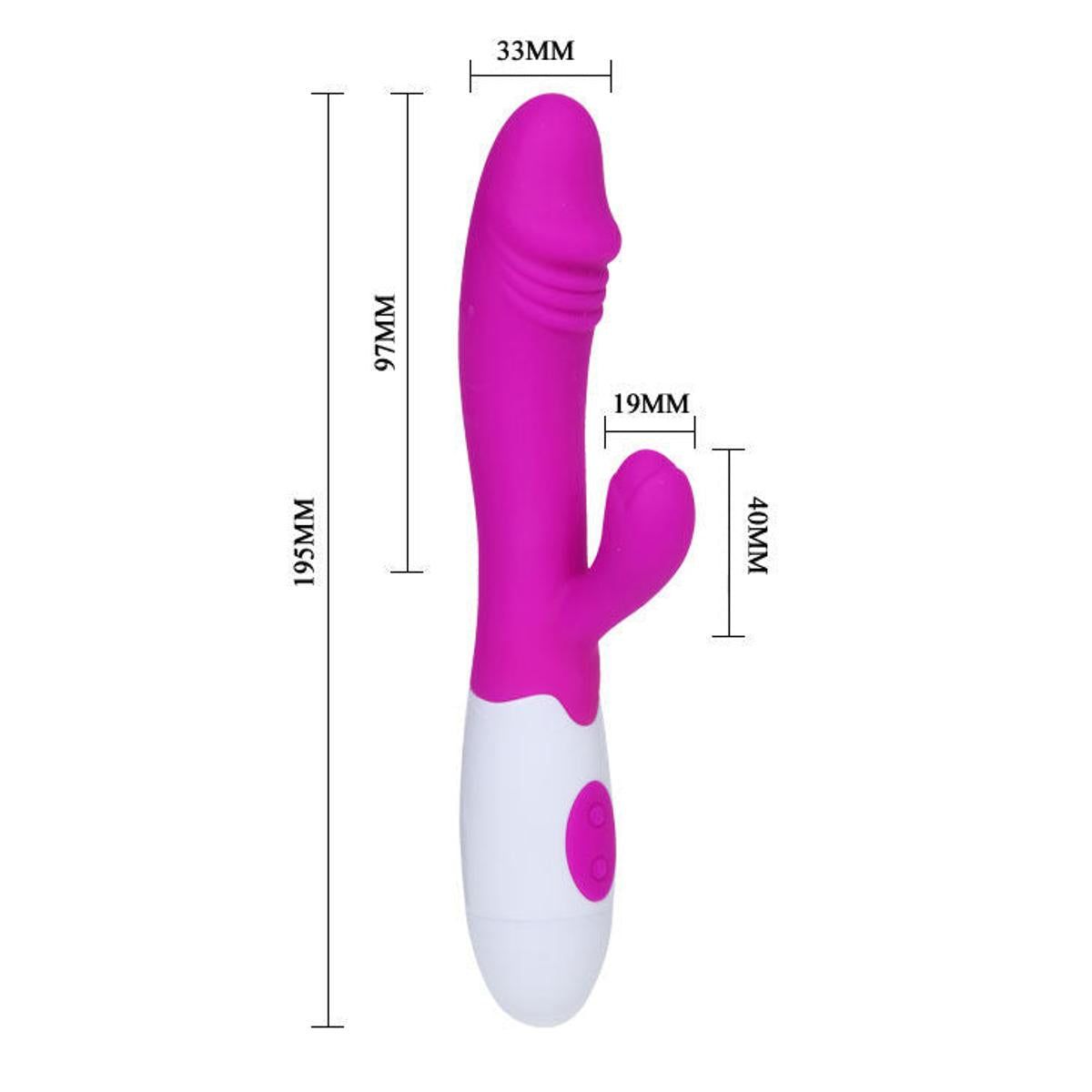 Rabbitvibrator Snappy, 20 cm | 30 verschiedene Vibrationsmodi | Pretty Love