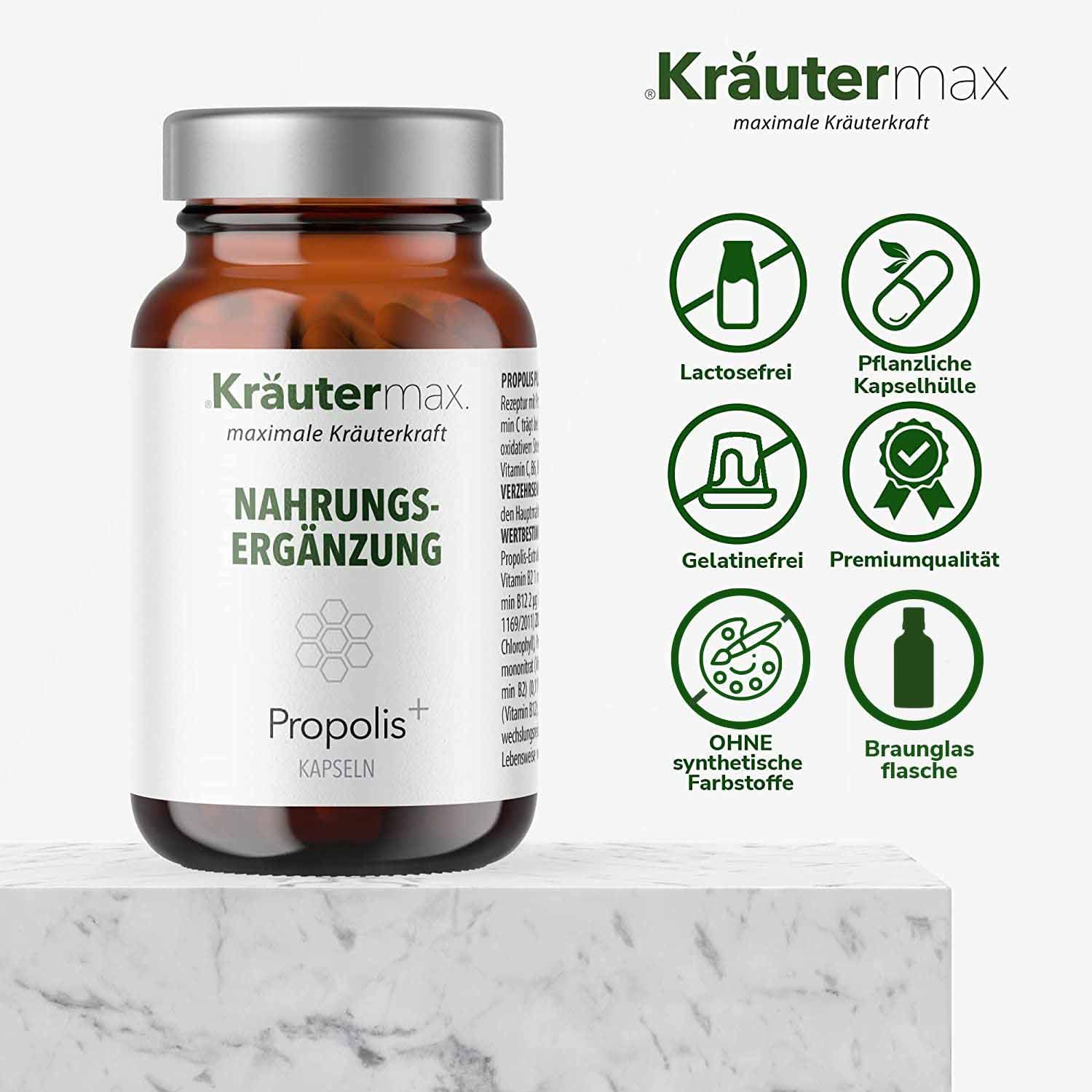 Kräutermax Propolis Extrakt plus Vitamin B1, B2, B6, B12, C