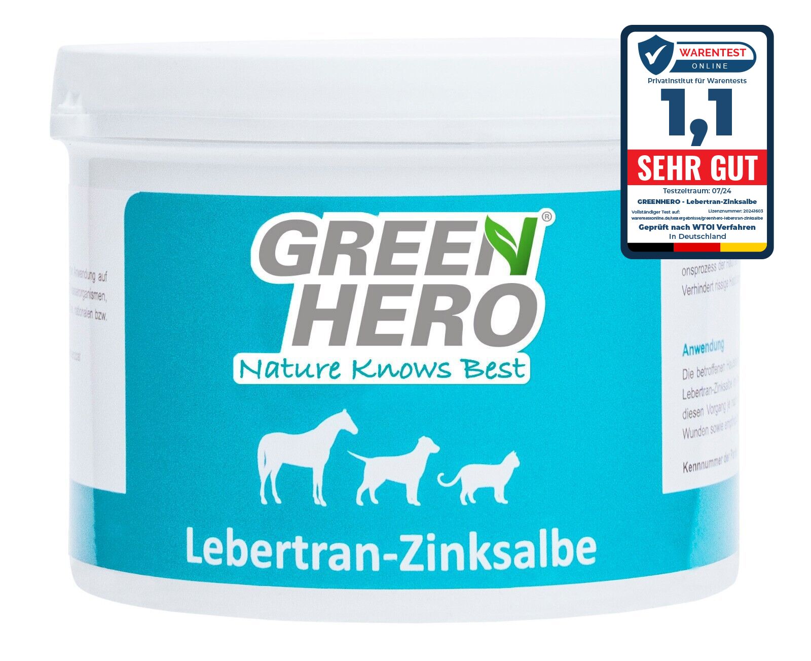 GreenHero Lebertran-Zinksalbe