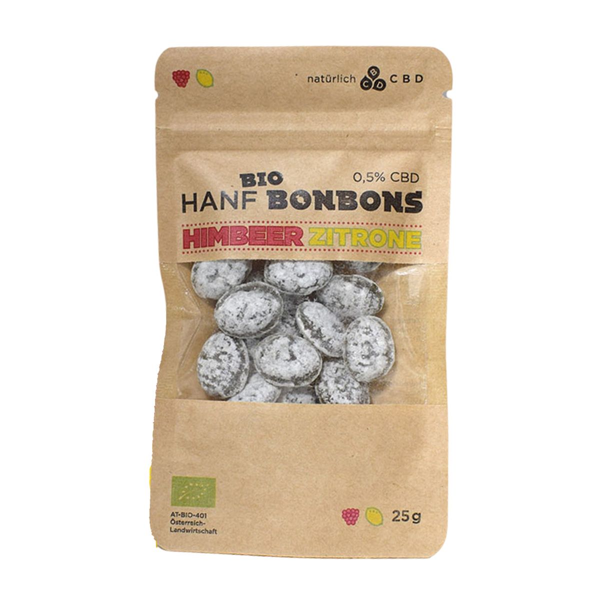 CBD BIO Hanfbonbons Zitrone