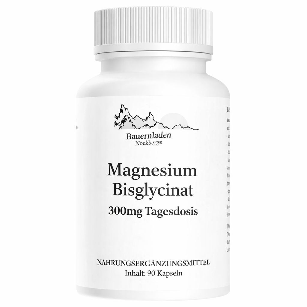 Bauernladen Nockberge | Magnesium Bisglycinat 300mg Tagesdosis