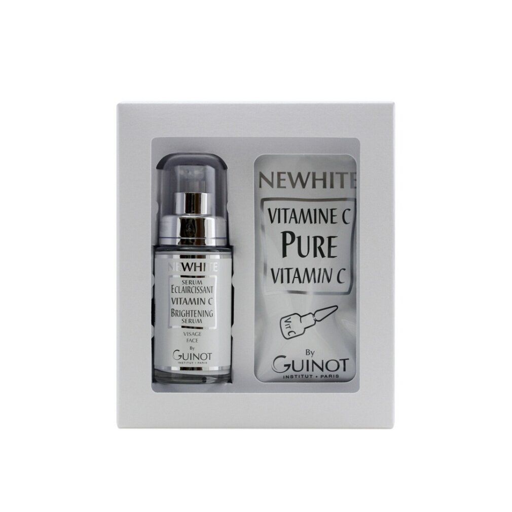 Guinot Newhite Set: Serum mit Vitamin C und Ampulle mit reinem Vitamin C.