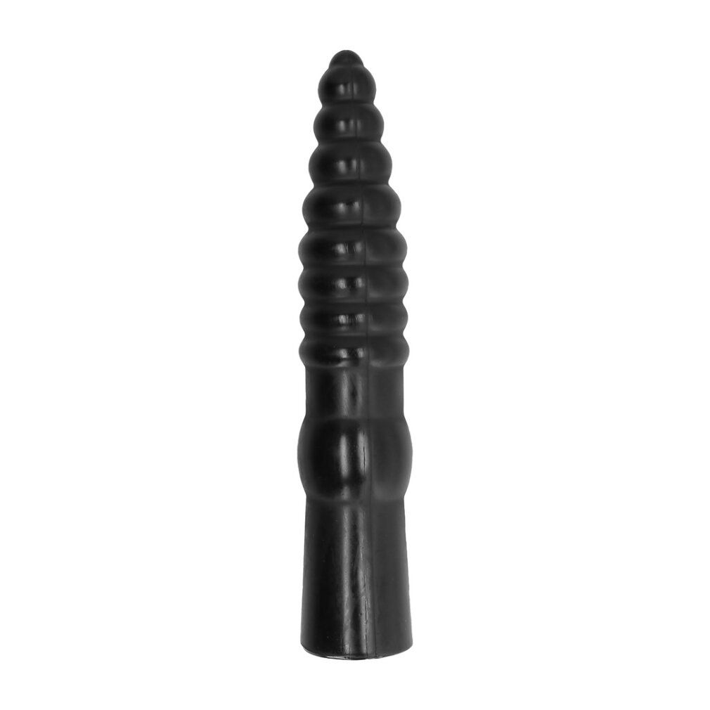 All Black - Stroker - XXL gerippter Dildo