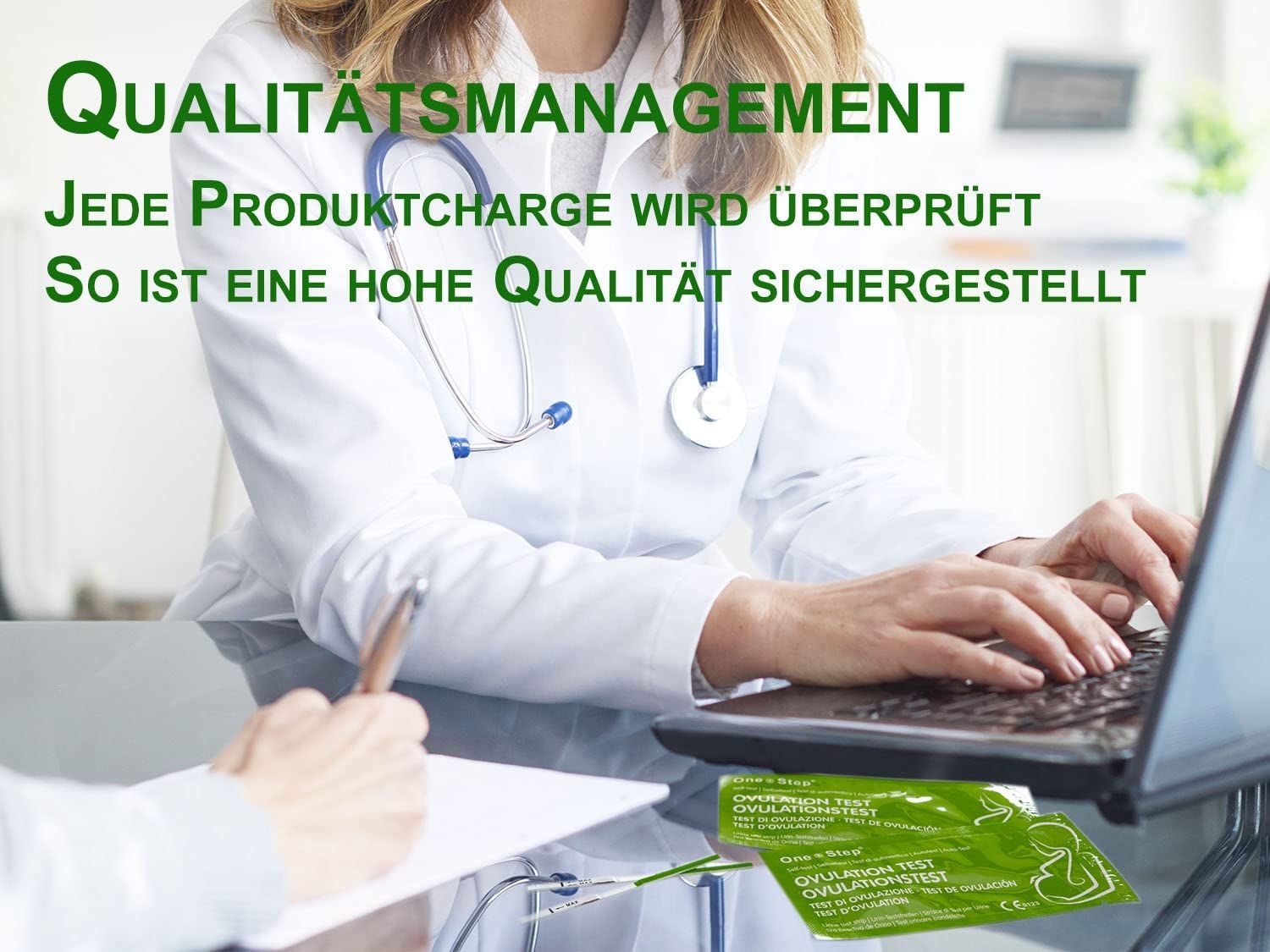 One+Step Ovulationstest GreenLine mit optimaler Sensitivität 20 miu/ml