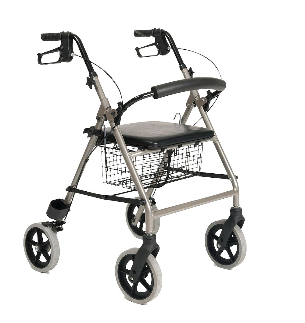 Vermeiren - Leichtgewicht Rollator Eco Light, SH 55 cm, Stockhalter