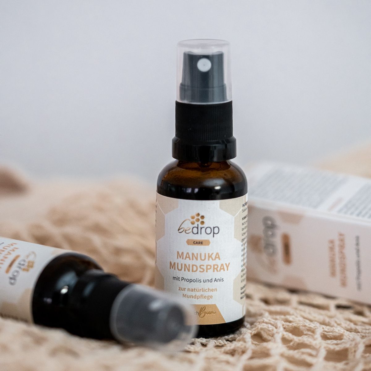 bedrop Propolis Halsspray / Mundspray mit Manuka Honig & Anis