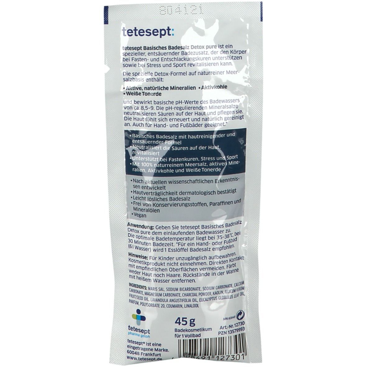 tetesept® Basisches Badesalz Detox pure