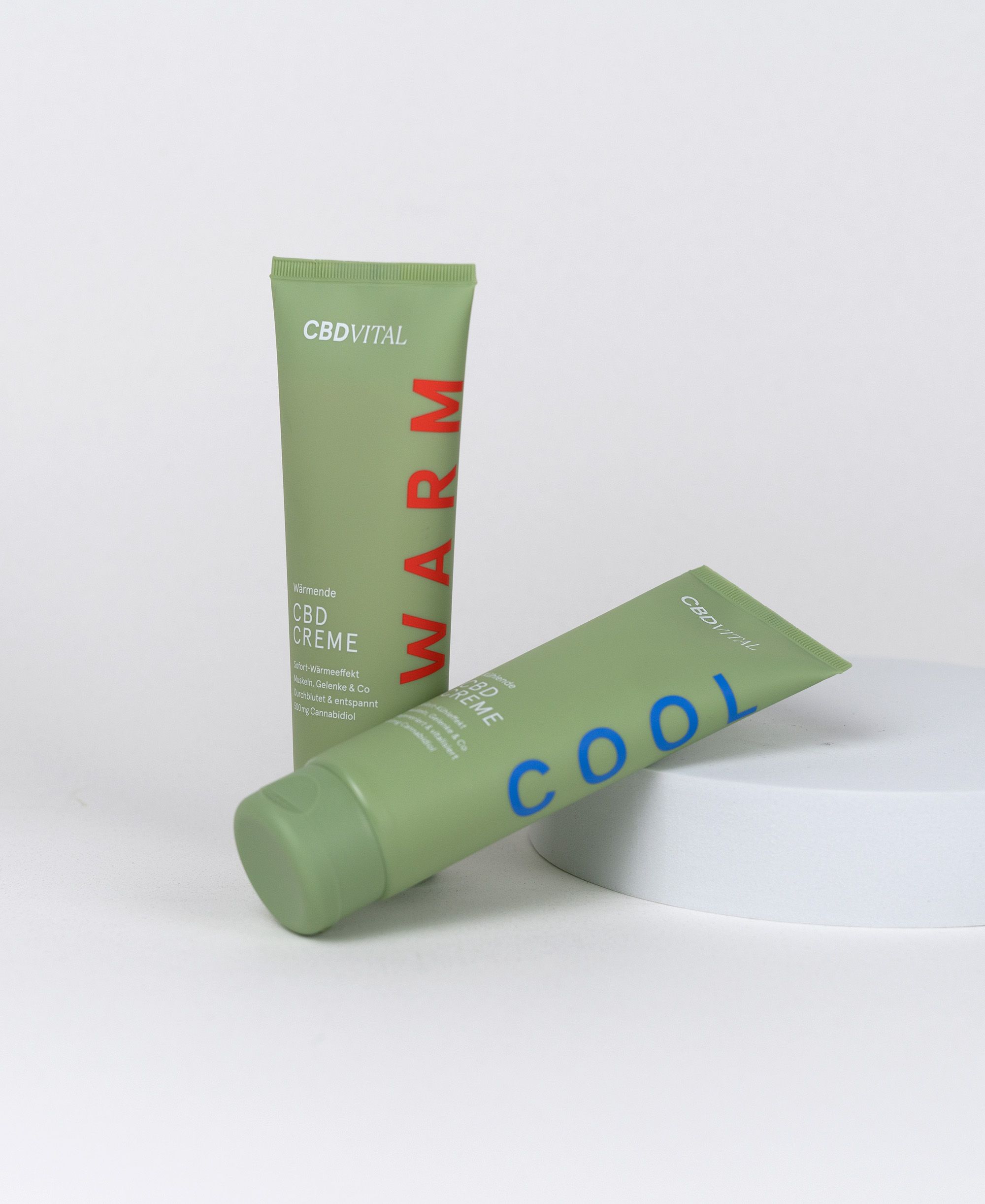 CBD VITAL Wärmende CBD Creme 100 % BIO 3er-Pack