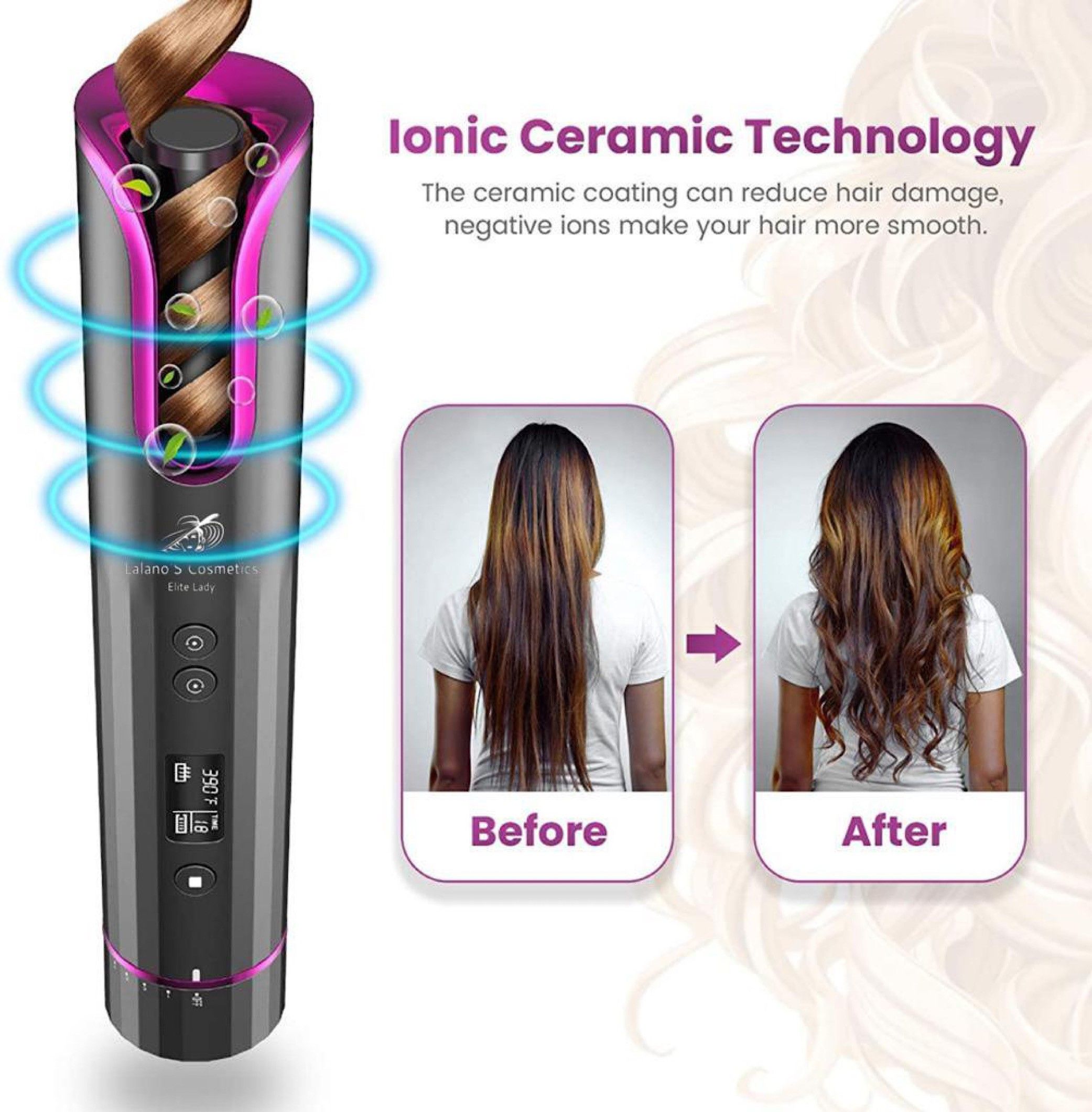 Lalano`S Cosmetics Smart Hair Curler