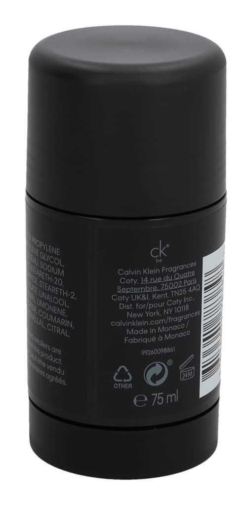 Rückseite eines schwarzen Deosticks. Beschriftung mit Inhaltsstoffen, Herstellerinformationen und Barcode.