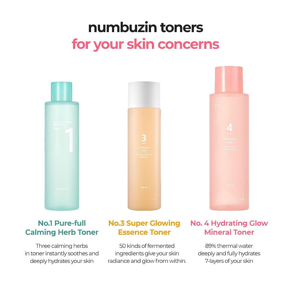 NUMBUZIN No.4 Hydrating Glow Mineral Face Toner