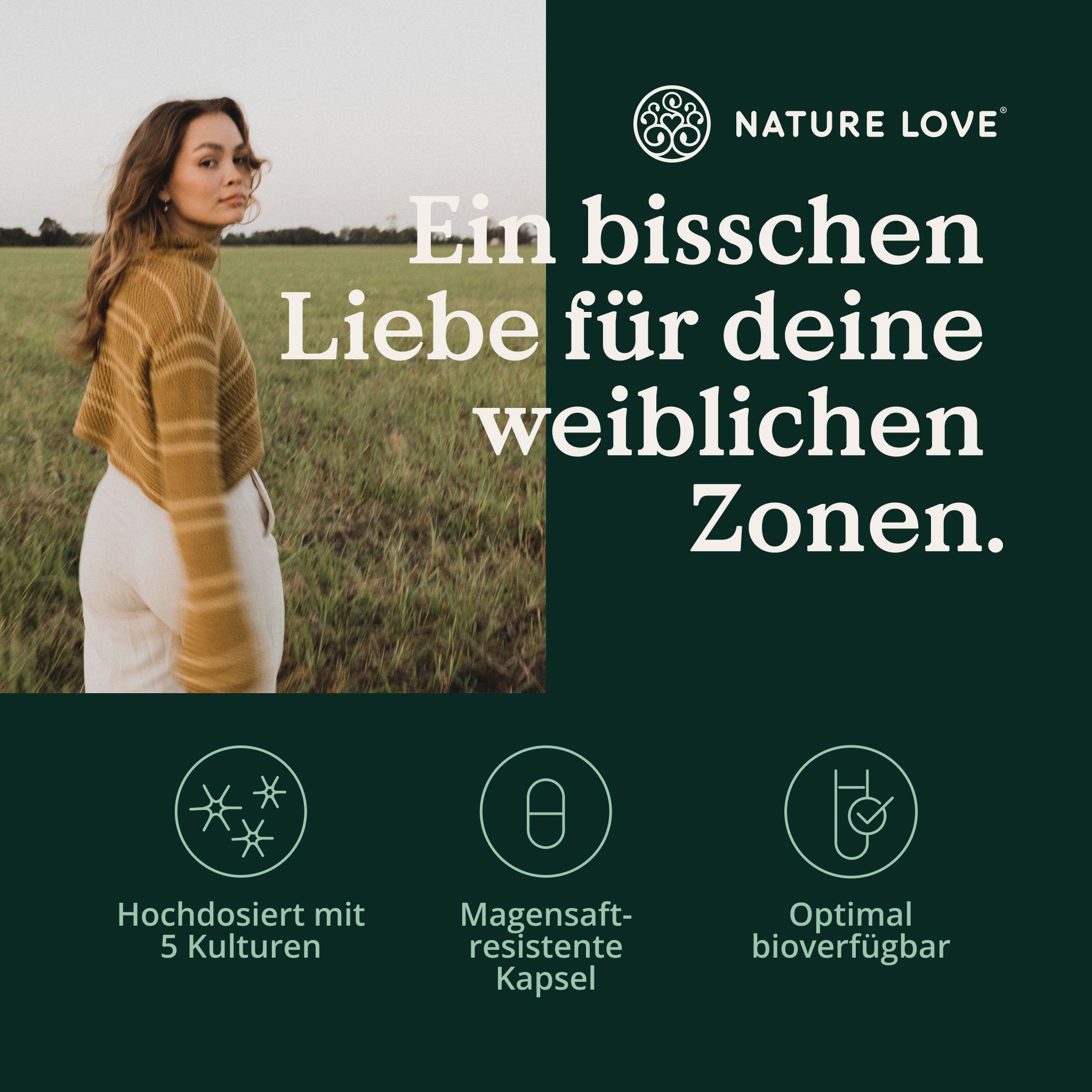 Probiona Fem Kapseln mit Milchsäurebakterien, 30 Stück.